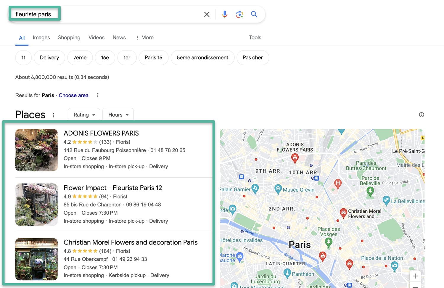 SERP avis client