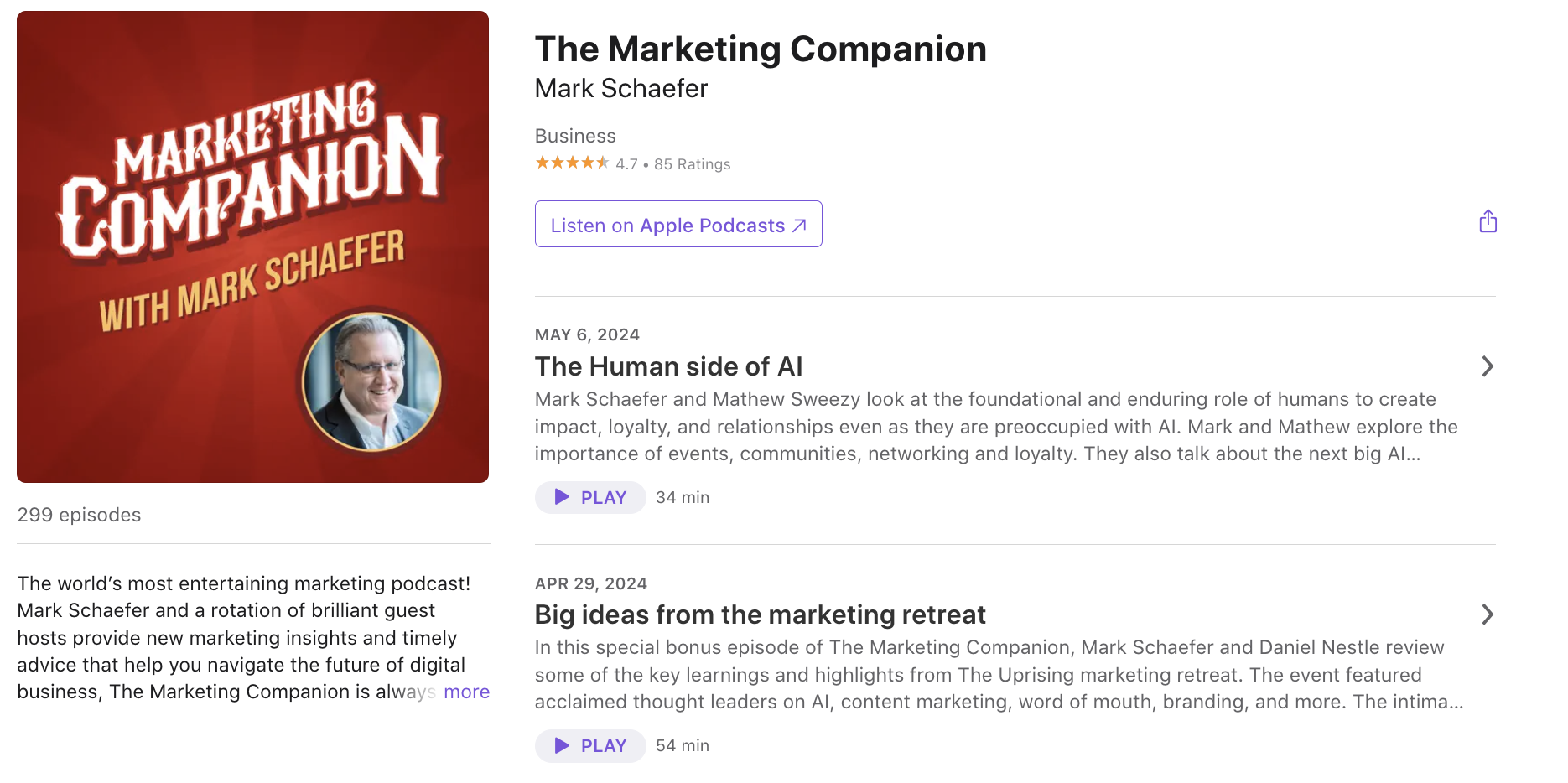 The Marketing Companion Podcast