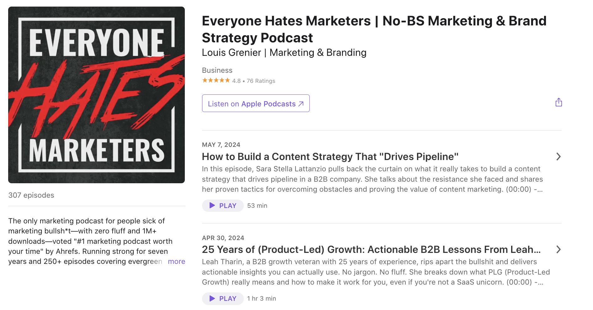 Everyone Hates Marketers Podcast