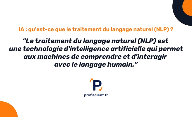 IA traitement du langage naturel NLP