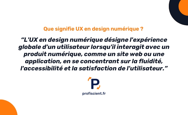 Que signifie UX en design numérique