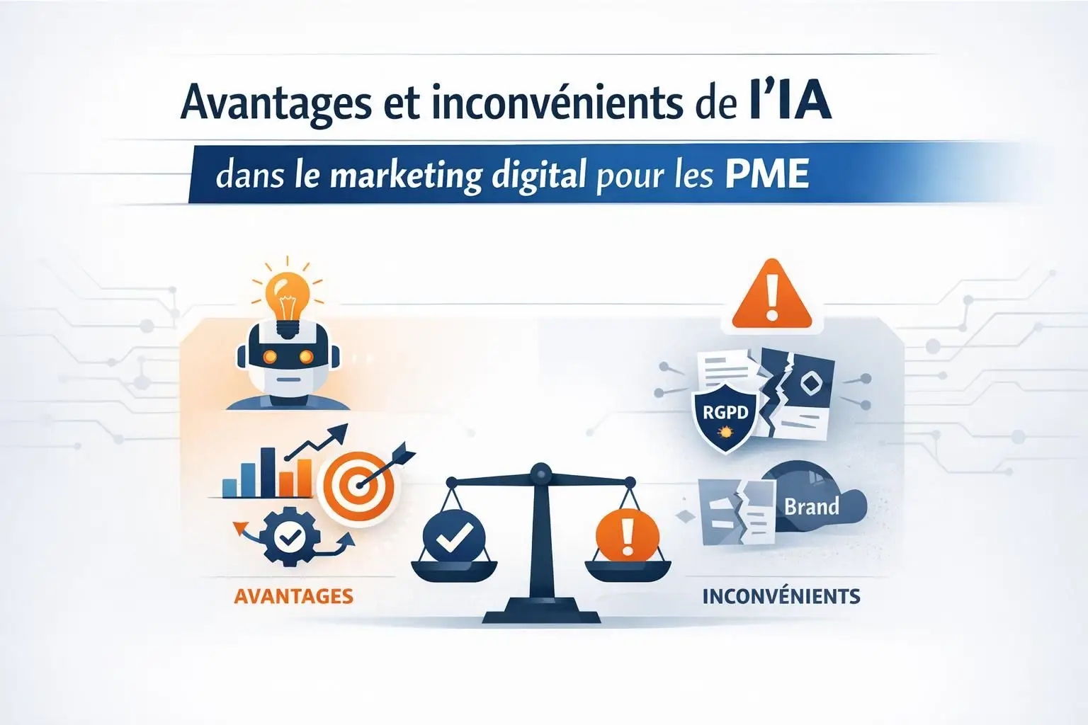 Avantages et inconvénients de l’IA dans le marketing digital pour les PME
