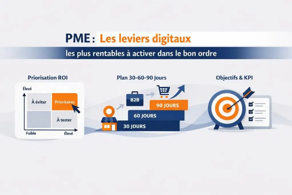 PME : les leviers digitaux les plus rentables à activer, dans le bon ordre