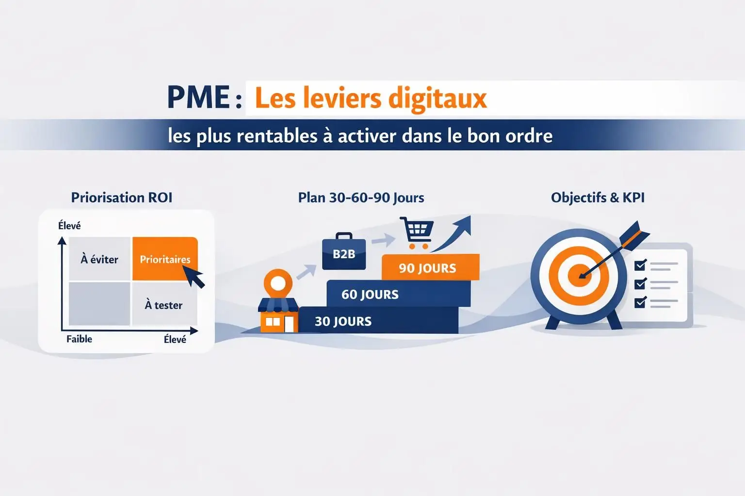 PME : les leviers digitaux les plus rentables à activer, dans le bon ordre