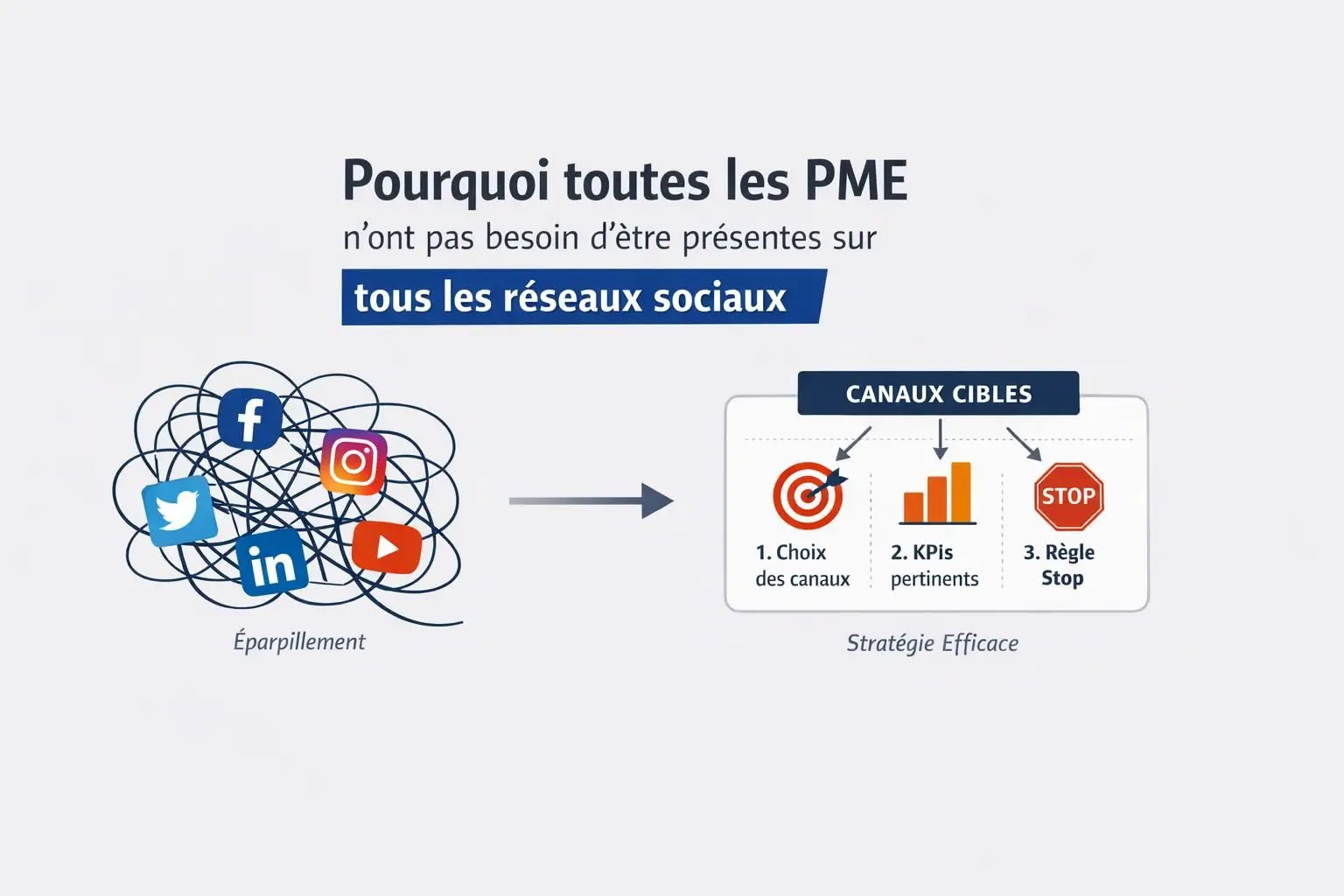 Pourquoi toutes les PME n’ont pas besoin d’être présentes sur tous les réseaux sociaux