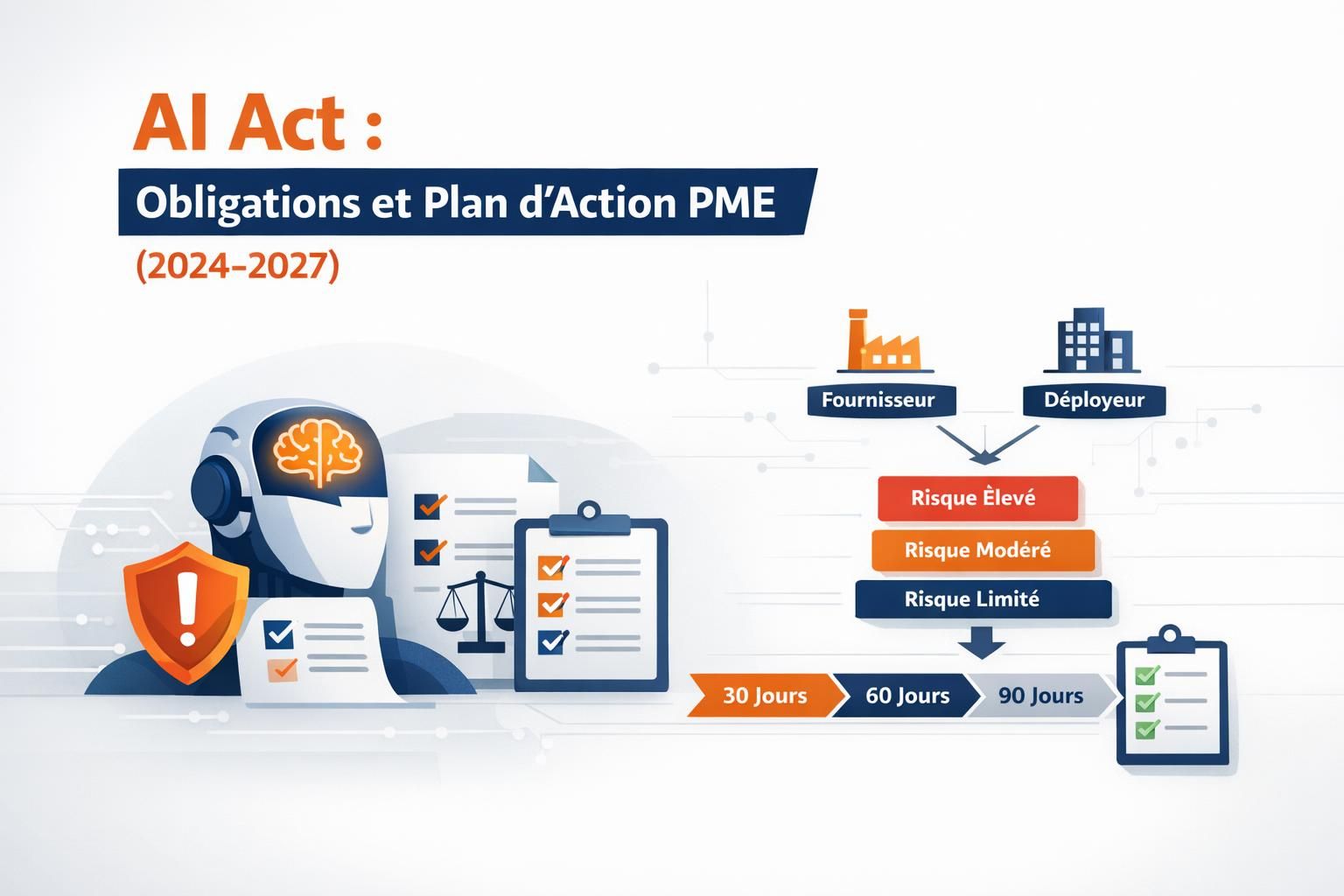 AI Act : obligations et plan d’action PME (2024-2027)
