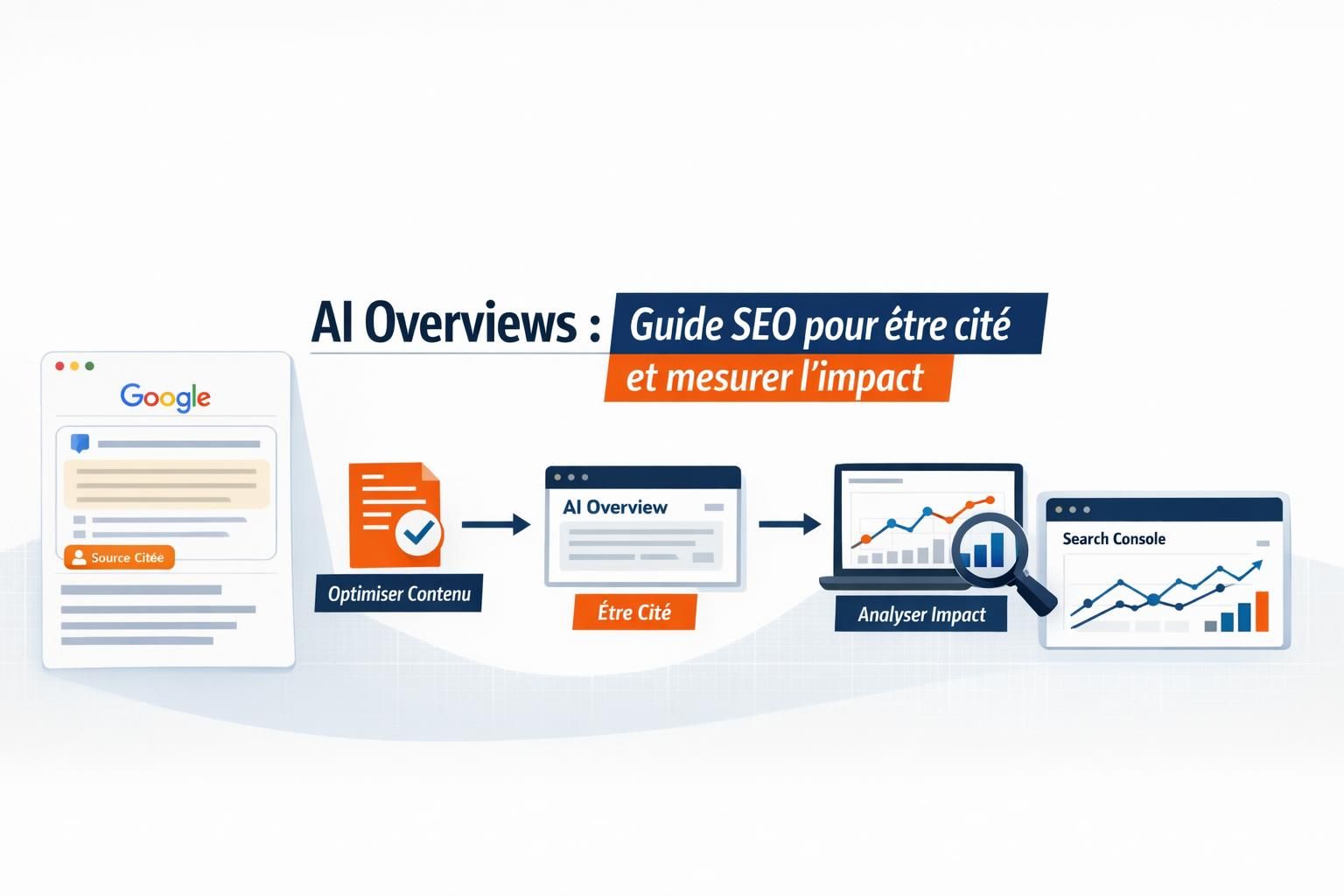 AI Overviews : guide SEO pour être cité et mesurer l’impact