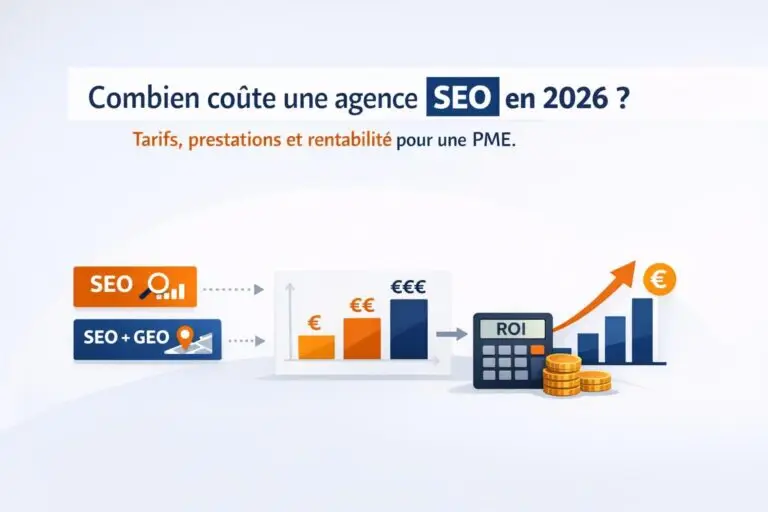 Combien coûte une agence SEO en 2026 ? Tarifs, prestations et rentabilité pour une PME