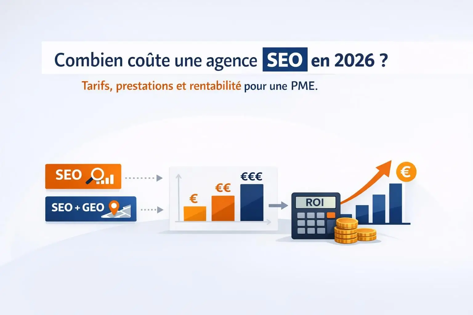 Combien coûte une agence SEO en 2026 ? Tarifs, prestations et rentabilité pour une PME