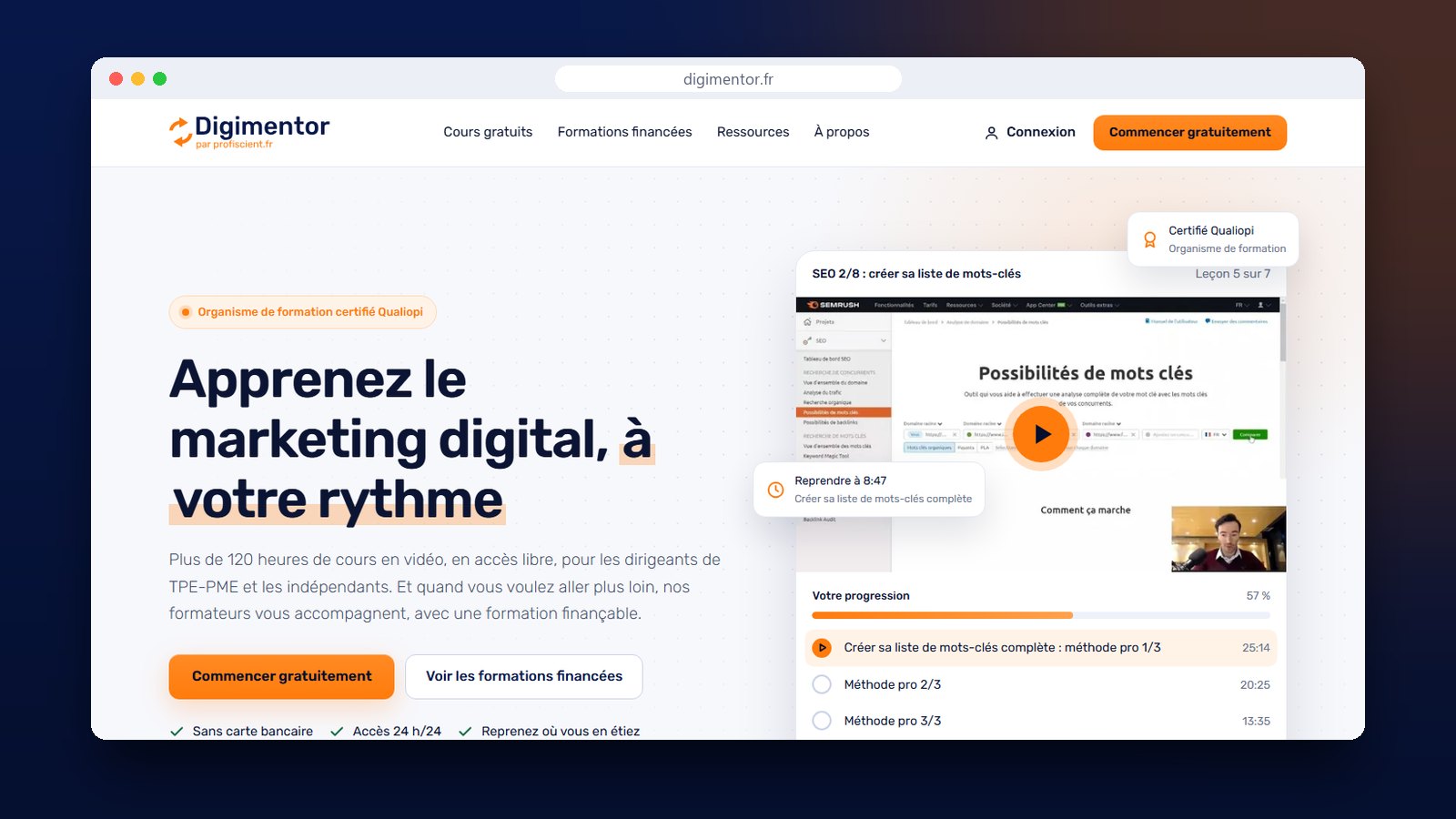 Digimentor : notre plateforme de formation, pilotée en Propulse 360 de A à Z